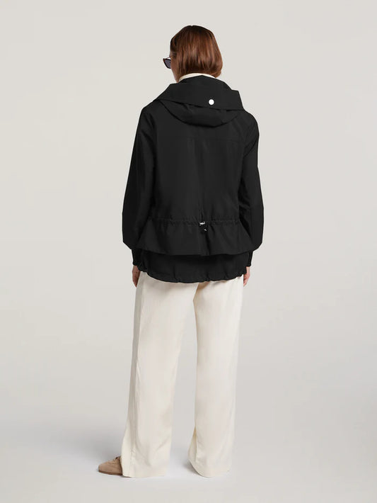 Creenstone Black Lightweight Technical Windbreaker