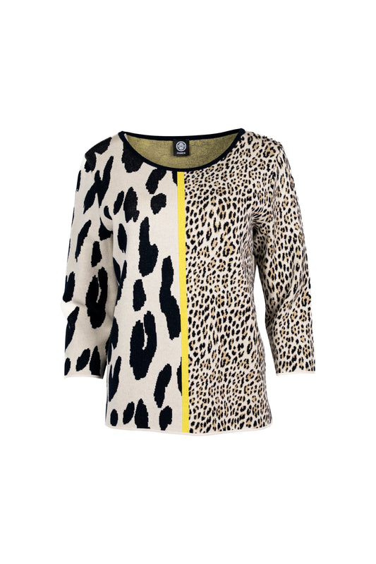 Faber Leopard Jacquard Sweater
