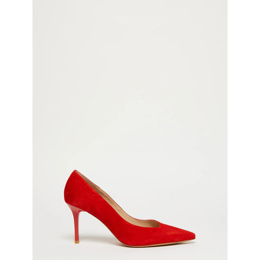 Marella Red Suede Court Shoes