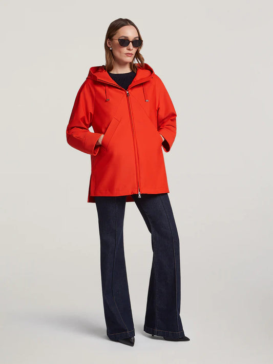 Creenstone Red Technical Cape Coat
