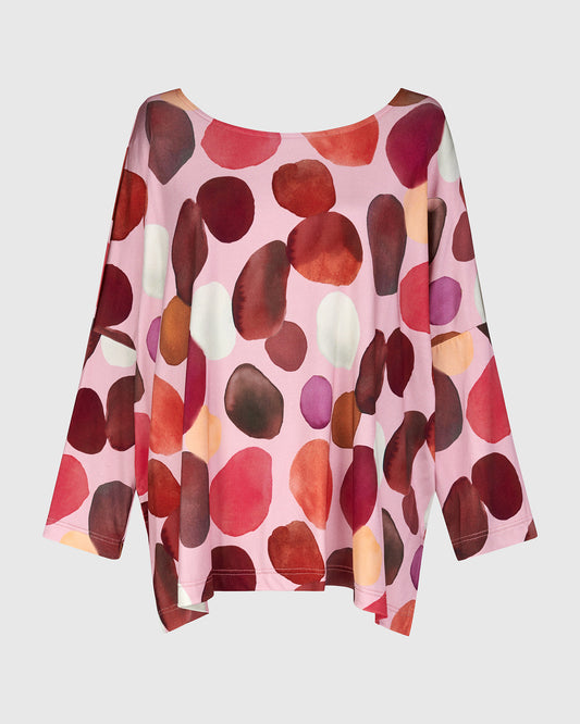 Alembika Multi‑Coloured Spot Print Relaxed Fit Top