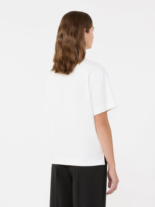 Max Mara Weekend White Boxy Short-Sleeve T-Shirt