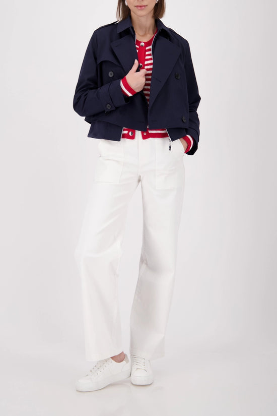 Monari Marine Short Trench Coat