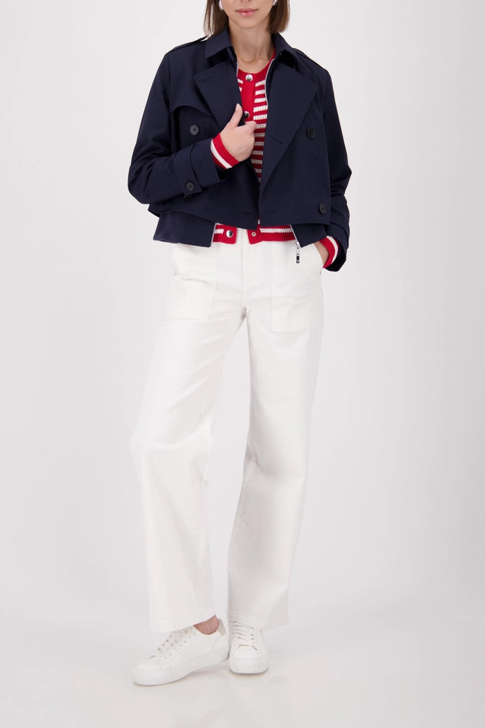 Monari Marine Short Trench Coat