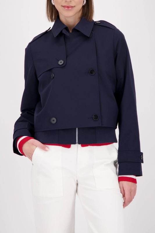 Monari Marine Short Trench Coat