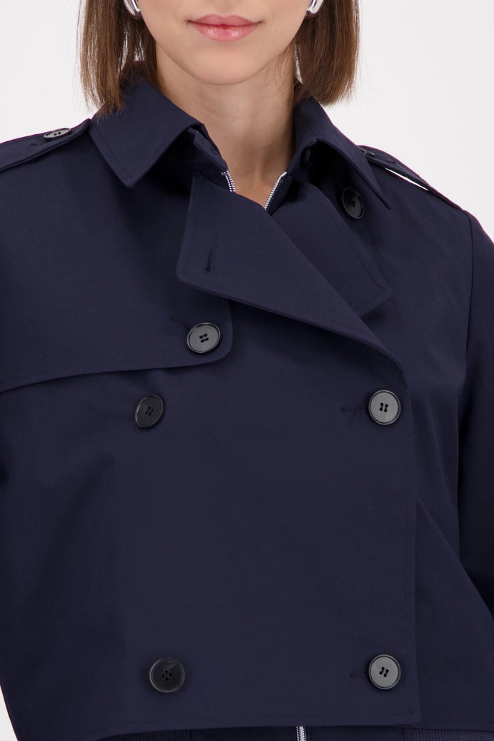 Monari Marine Short Trench Coat