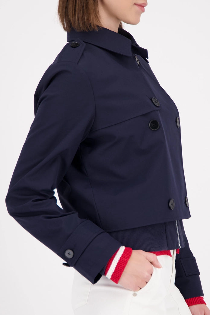 Monari Marine Short Trench Coat