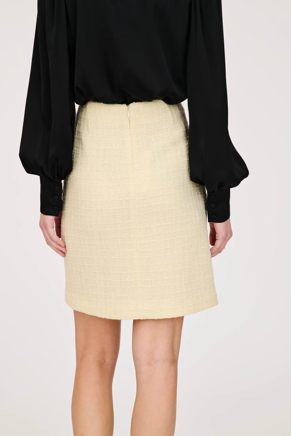 Weill straight tweed skirt