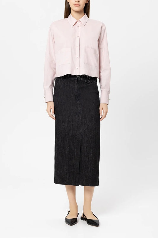 Luisa Cerano Blush Cotton Blend Shirt