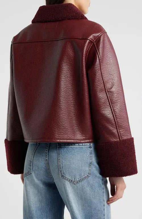 Rails faux shearling jacket Dria