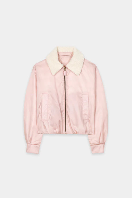 Luisa Cerano Pink Reversible Outdoor Down Jacket