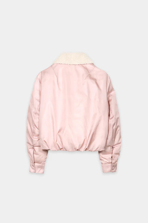 Luisa Cerano Pink Reversible Outdoor Down Jacket