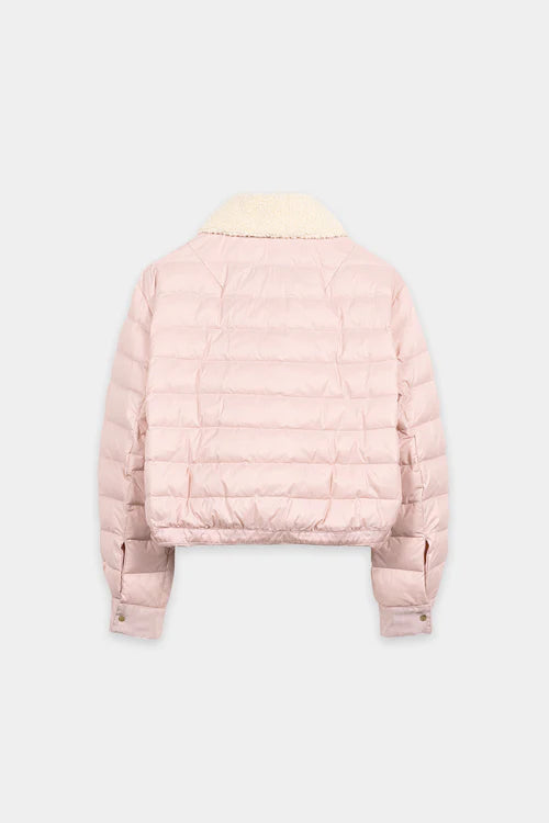 Luisa Cerano Pink Reversible Outdoor Down Jacket