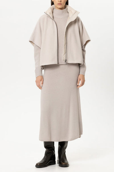 Luisa Cerano Pearl Wool-Blend Outdoor Cape 448552