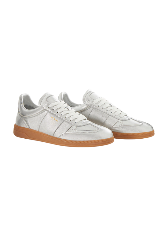 Riani Metallic Silver Trainers