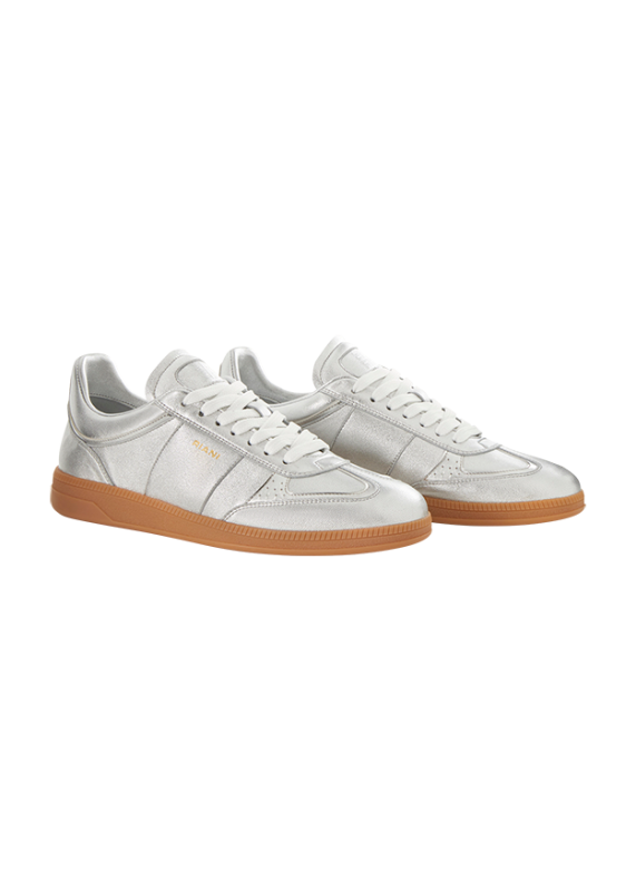 Riani Metallic Silver Trainers