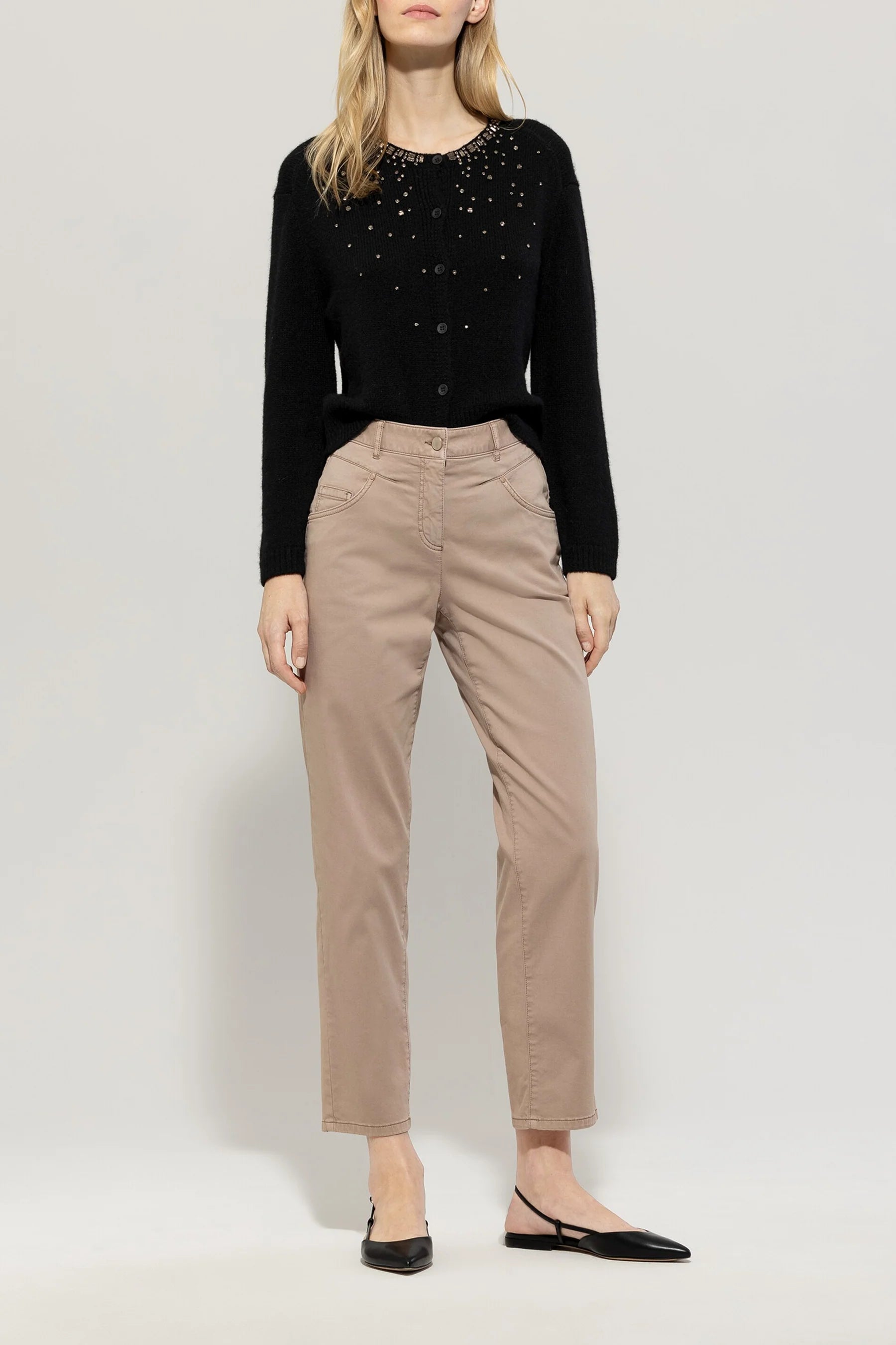 Luisa Cerano high stretch tapered trouser 618734