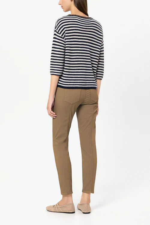 Luisa Cerano High Stretch Skinny Denim in Tobacco