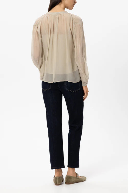 Luisa Cerano Dark Denim Slim Straight Leg Jeans