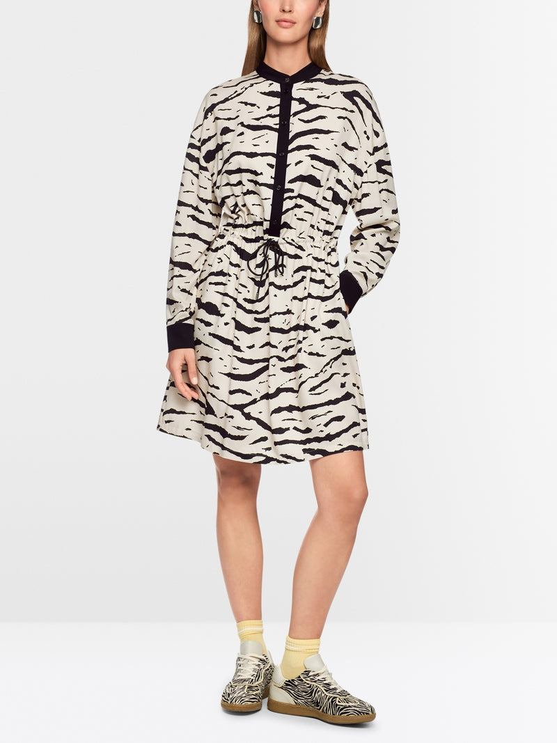 Marc Cain Sports Animal Print Loose Shirt Dress