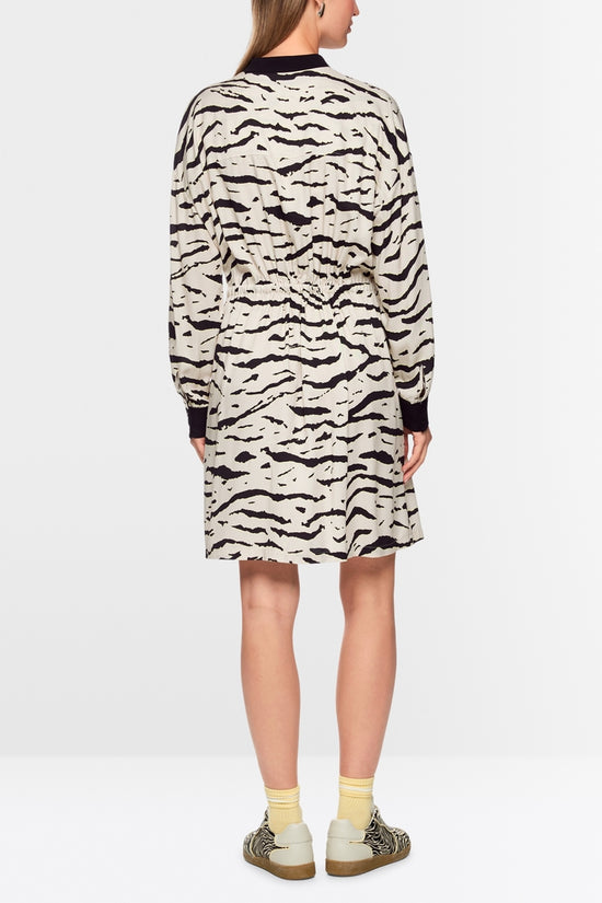 Marc Cain Sports Animal Print Loose Shirt Dress
