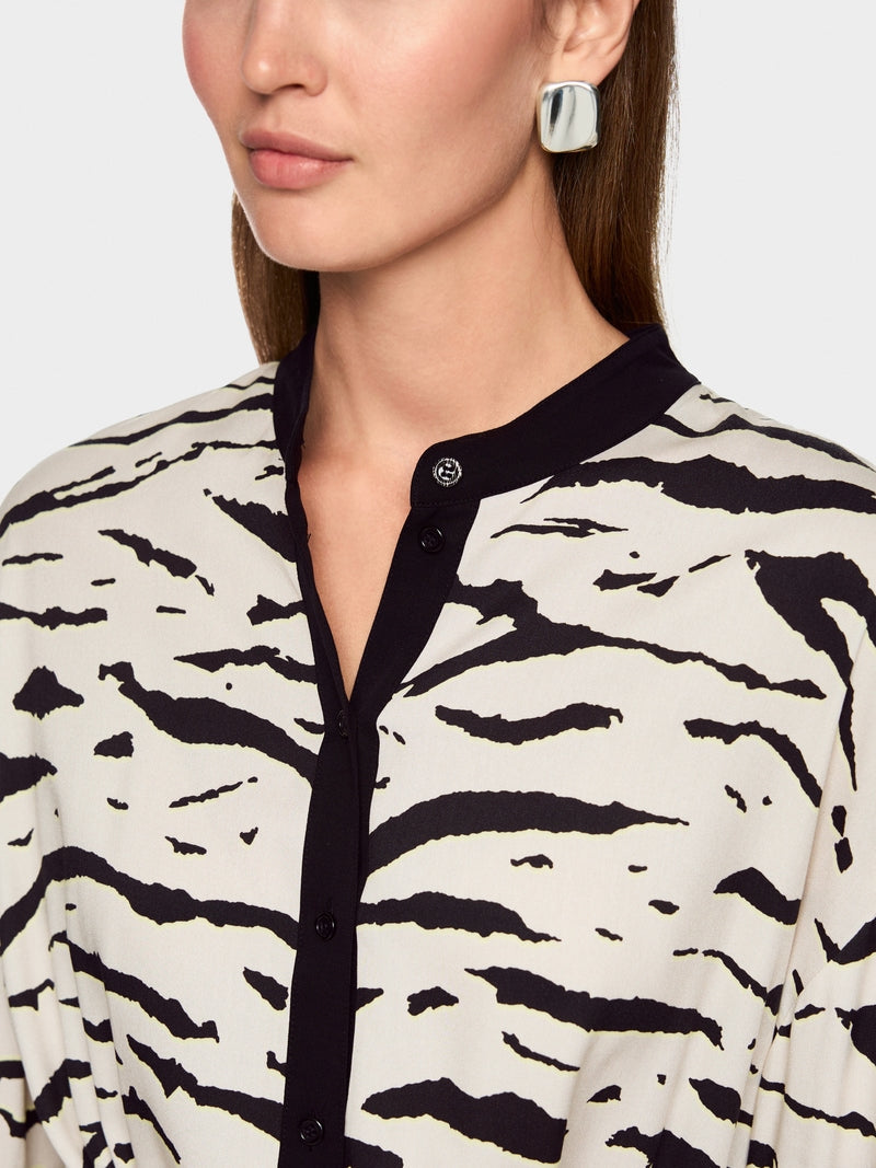 Marc Cain Sports Animal Print Loose Shirt Dress