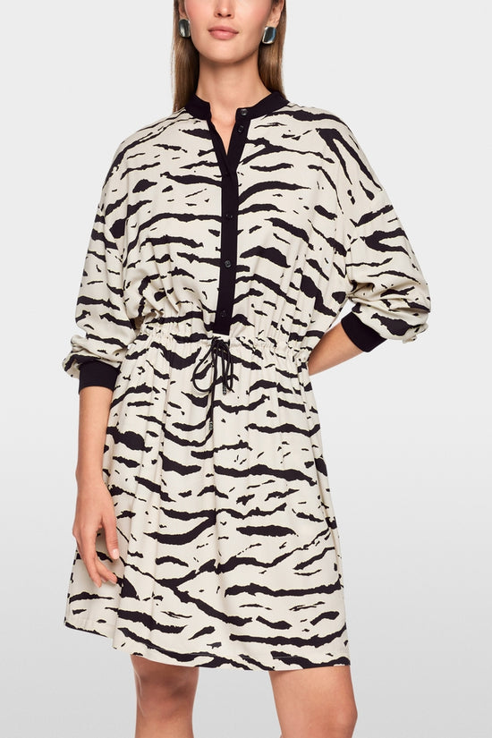 Marc Cain Sports Animal Print Loose Shirt Dress
