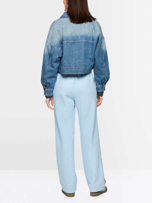 Marc Cain Sports Blue Short Denim Jacket with Zip