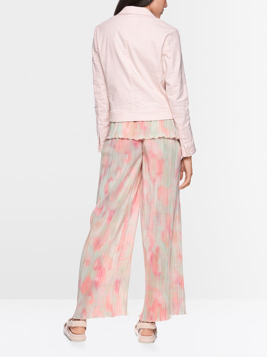 Marc Cain Sports Rose Pink Denim-Style Blazer