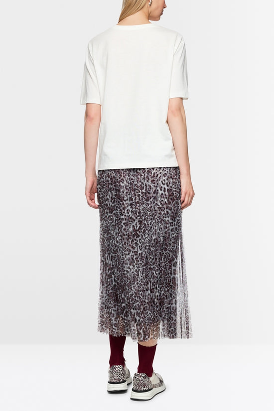 Marc Cain Sports Off-White Cherry Print Crew Neck T-Shirt