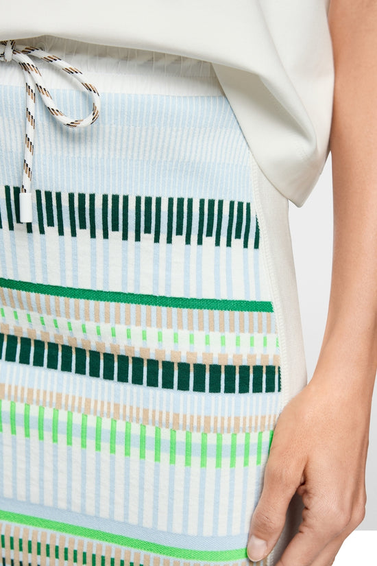 Marc Cain Sports Multicoloured Calf-Length Knitted Skirt