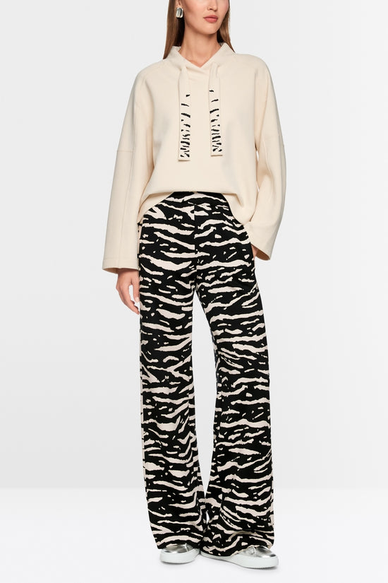 Marc Cain Animal Print Welkom Wide Leg Trousers