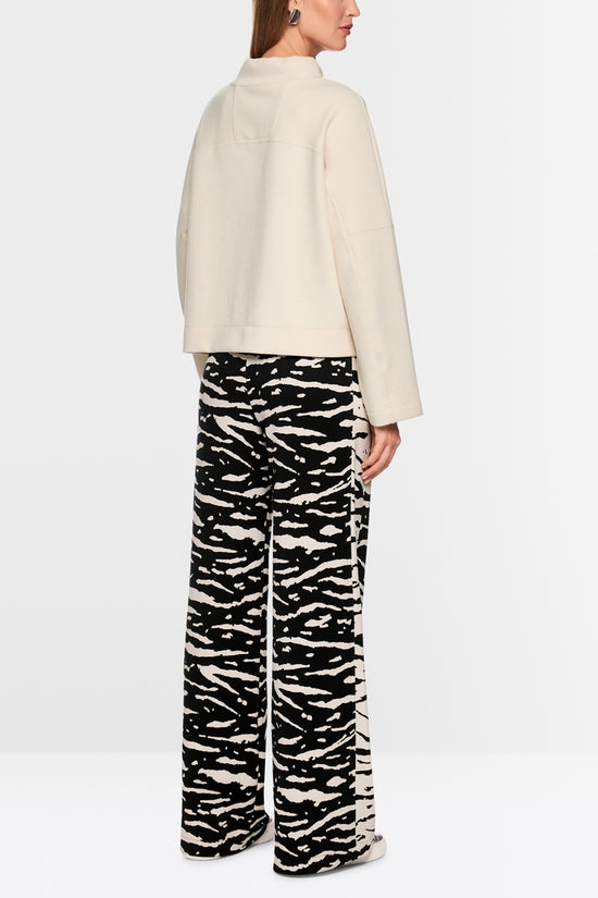 Marc Cain Animal Print Welkom Wide Leg Trousers