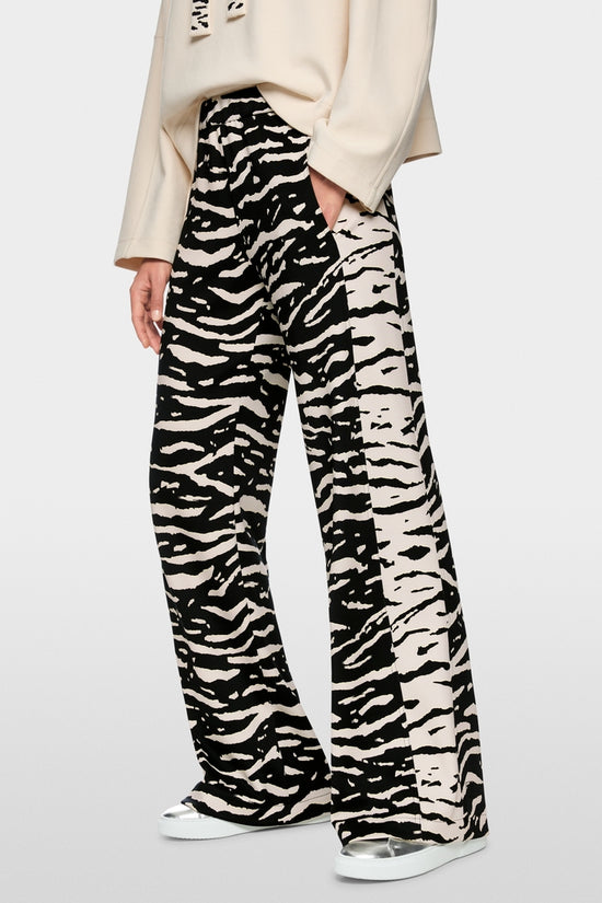 Marc Cain Animal Print Welkom Wide Leg Trousers