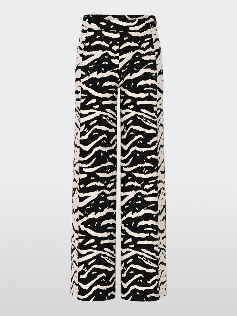 Marc Cain Animal Print Welkom Wide Leg Trousers