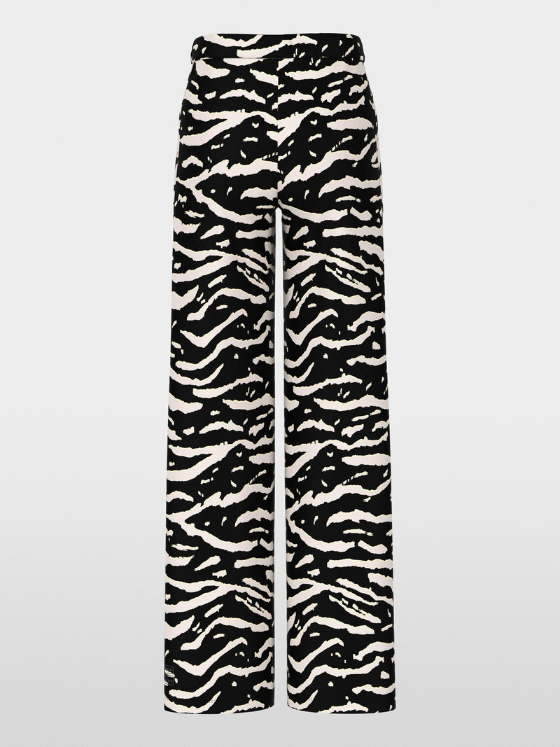 Marc Cain Animal Print Welkom Wide Leg Trousers