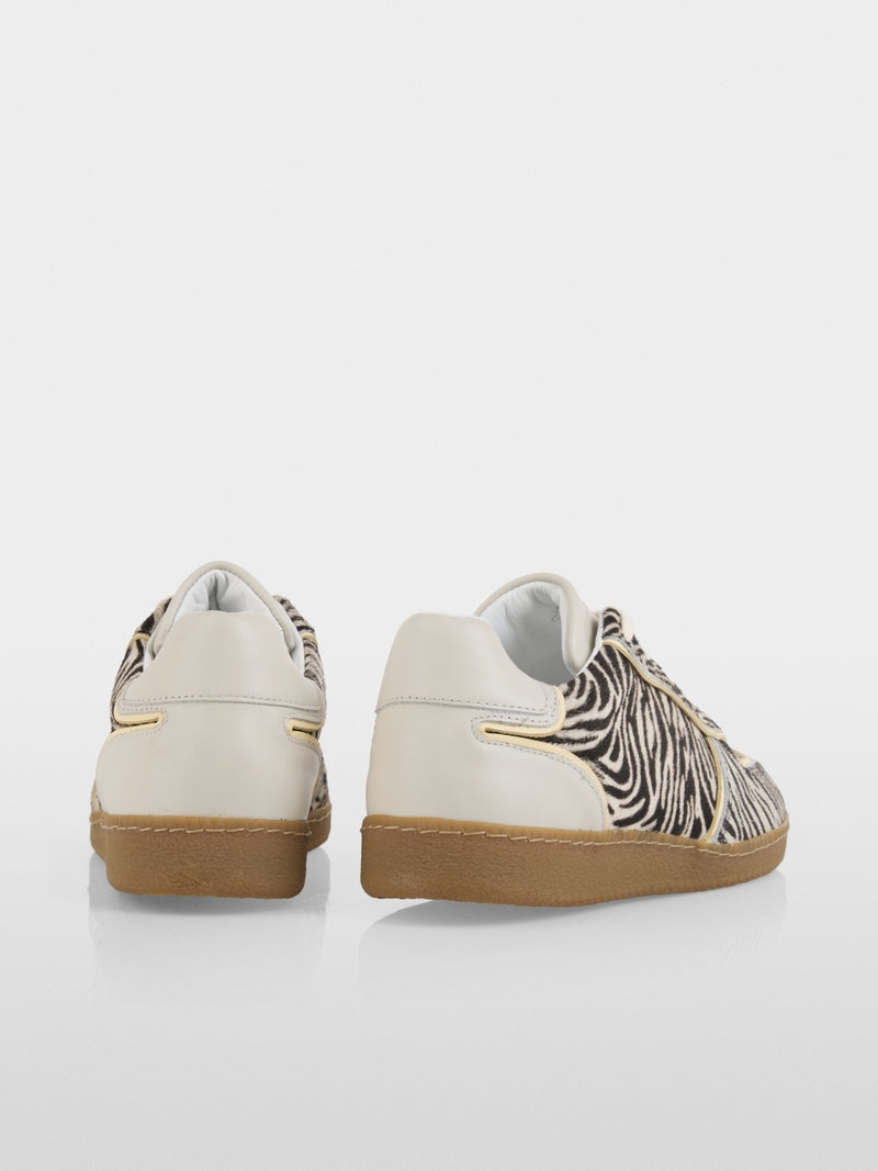 Marc Cain Animal Print Leather Trainers