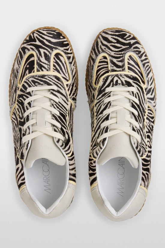 Marc Cain Animal Print Leather Trainers