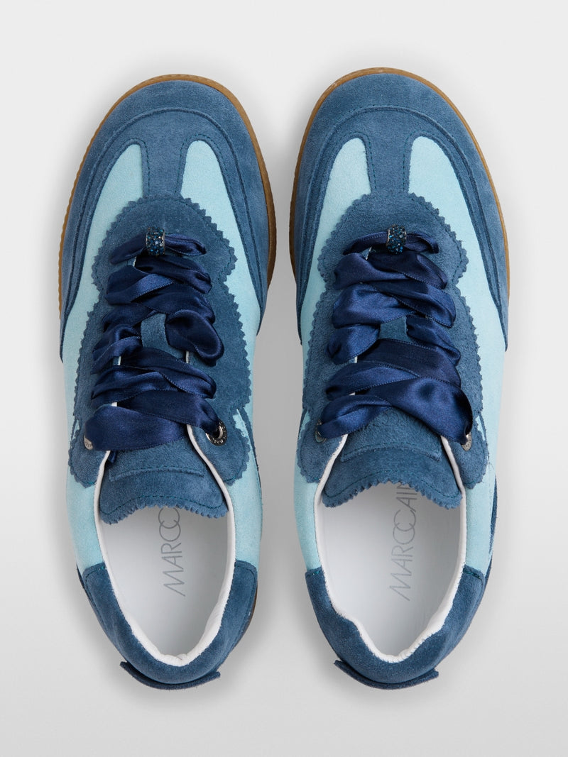 Marc Cain Sports Sky Blue Suede Trainers