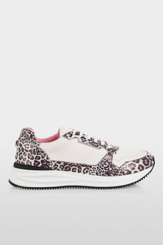 Marc Cain Sports Leopard Print Mixed Material Trainers