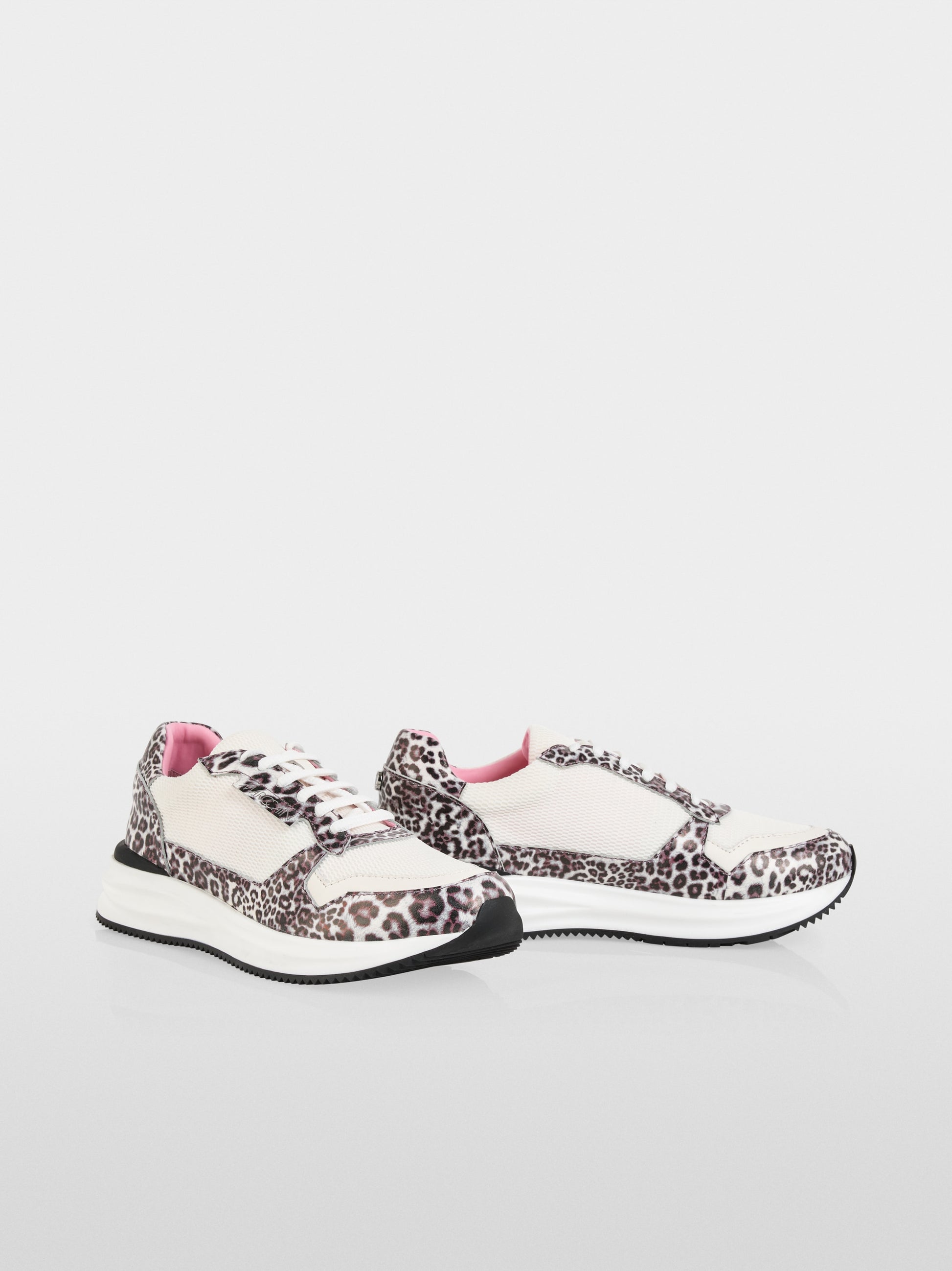 Marc Cain Sports Leopard Print Mixed Material Trainers