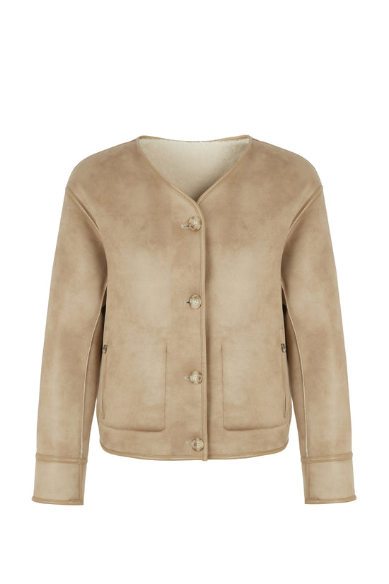 Urbancode collarless reversible jacket BJ20010