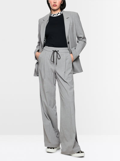 Marc Cain Sports Grey WEDI Wide Leg Pull-On Trousers BS81.48 W33