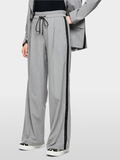 Marc Cain Sports Grey WEDI Wide Leg Pull-On Trousers BS81.48 W33