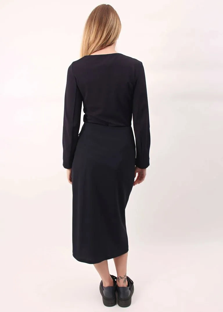 Max Mara Leisure silver buckle midi skirt Paolo