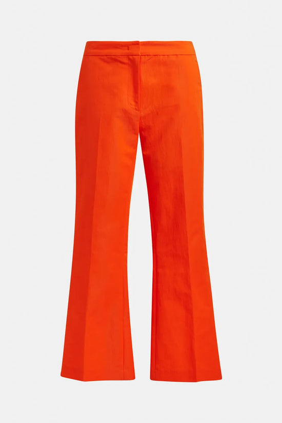 Essentiel Antwerp Orange Cropped Flared Trousers