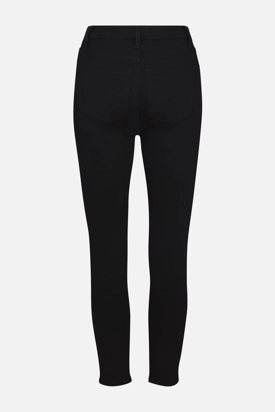 Frame Black Super Stretch Denim High Rise Skinny