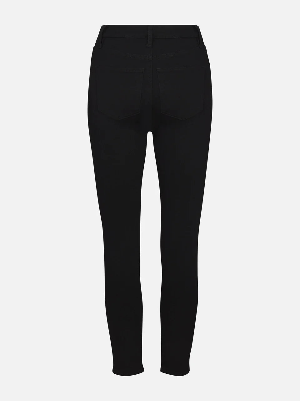 Frame Black Super Stretch Denim High Rise Skinny