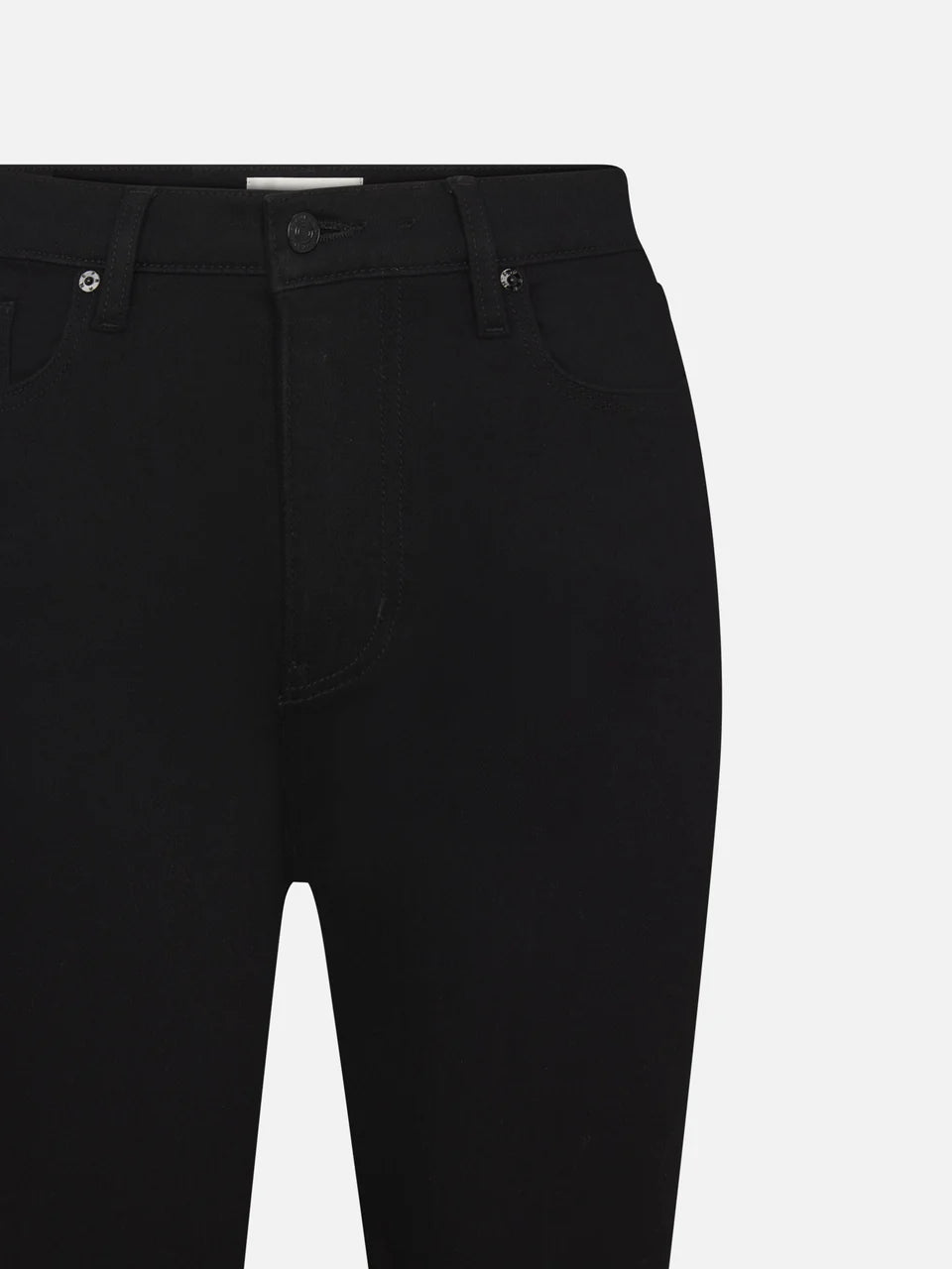 Frame Black Super Stretch Denim High Rise Skinny