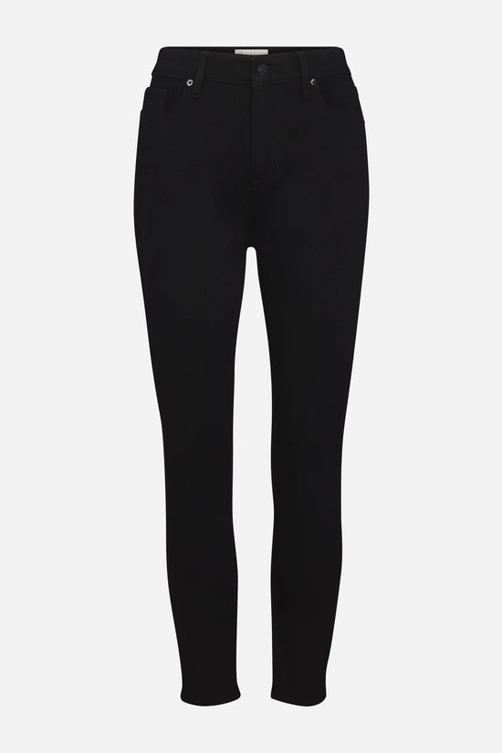 Frame Black Super Stretch Denim High Rise Skinny